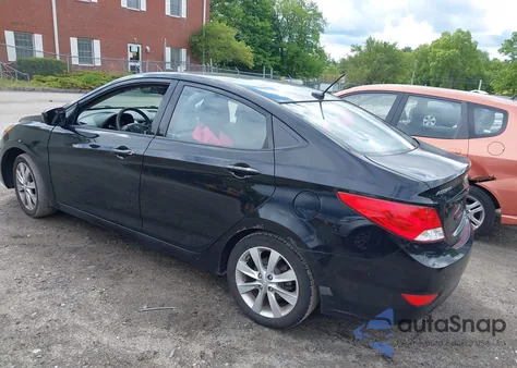 2012 Hyundai Accent Gls из США, поврежденный, VIN KMHCU4AE8CU236097